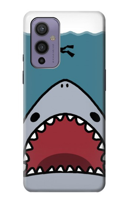 S3825 Cartoon Shark Sea Diving Hülle Schutzhülle Taschen für OnePlus 9