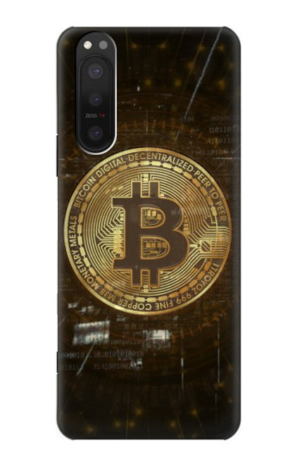 S3798 Cryptocurrency Bitcoin Hülle Schutzhülle Taschen für Sony Xperia 5 II