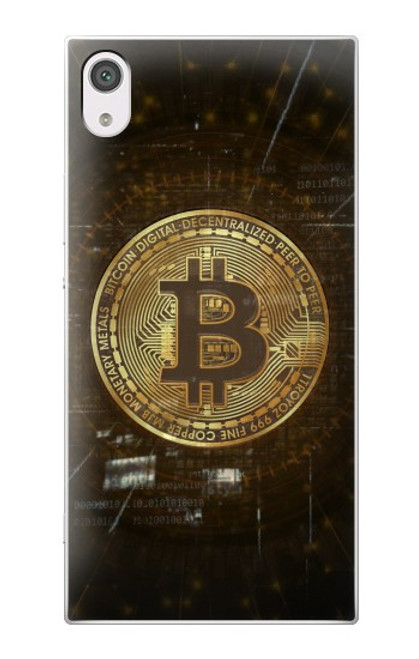 S3798 Cryptocurrency Bitcoin Hülle Schutzhülle Taschen für Sony Xperia XA1
