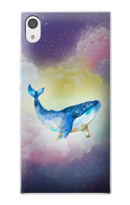 S3802 Dream Whale Pastel Fantasy Hülle Schutzhülle Taschen für Sony Xperia XA1