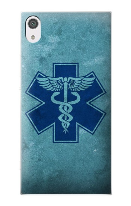 S3824 Caduceus Medical Symbol Hülle Schutzhülle Taschen für Sony Xperia XA1