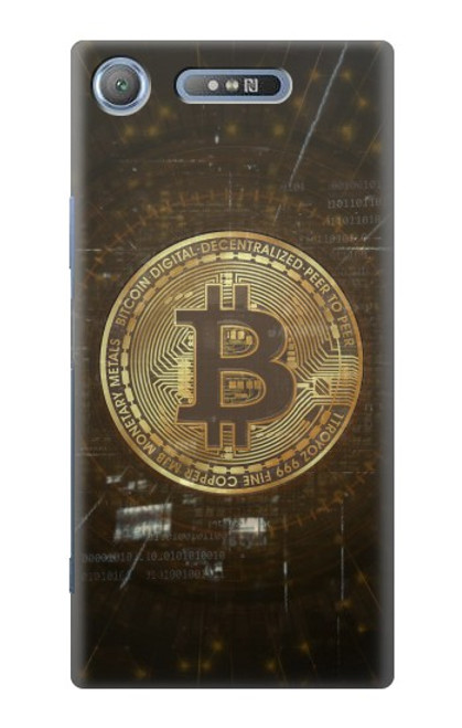 S3798 Cryptocurrency Bitcoin Hülle Schutzhülle Taschen für Sony Xperia XZ1