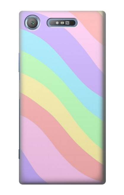 S3810 Pastel Unicorn Summer Wave Hülle Schutzhülle Taschen für Sony Xperia XZ1
