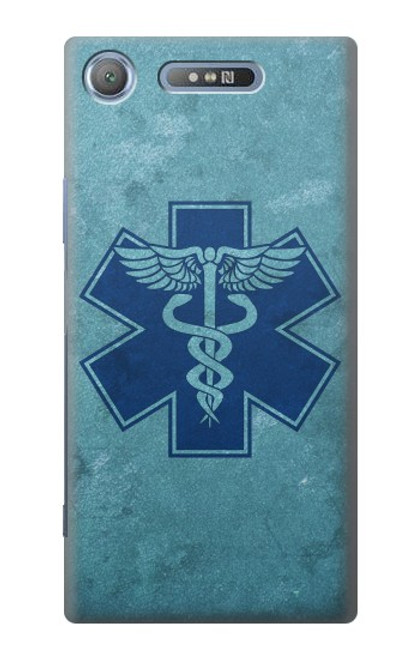 S3824 Caduceus Medical Symbol Hülle Schutzhülle Taschen für Sony Xperia XZ1