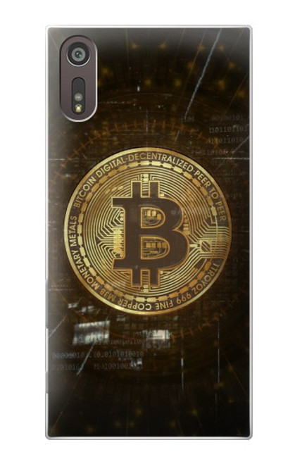 S3798 Cryptocurrency Bitcoin Hülle Schutzhülle Taschen für Sony Xperia XZ
