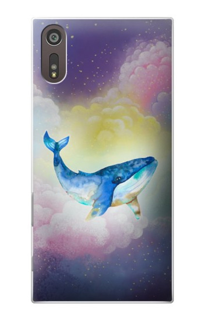 S3802 Dream Whale Pastel Fantasy Hülle Schutzhülle Taschen für Sony Xperia XZ