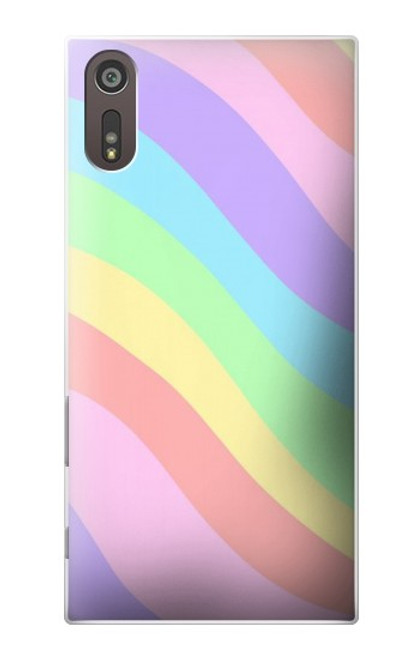 S3810 Pastel Unicorn Summer Wave Hülle Schutzhülle Taschen für Sony Xperia XZ