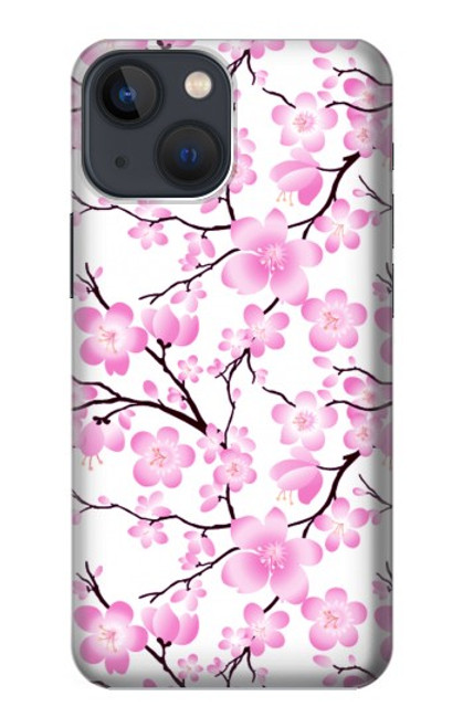S1972 Sakura Cherry Blossoms Hülle Schutzhülle Taschen für iPhone 13 mini