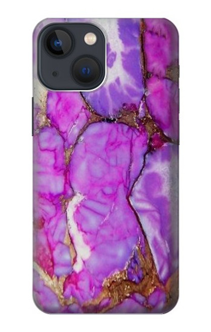 S2907 Purple Turquoise Stone Hülle Schutzhülle Taschen für iPhone 13 mini