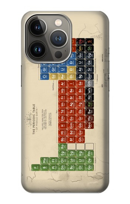 S1695 The Periodic Table of Middle Earth Hülle Schutzhülle Taschen für iPhone 13 Pro Max