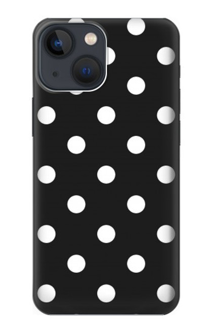 S2299 Black Polka Dots Hülle Schutzhülle Taschen für iPhone 13