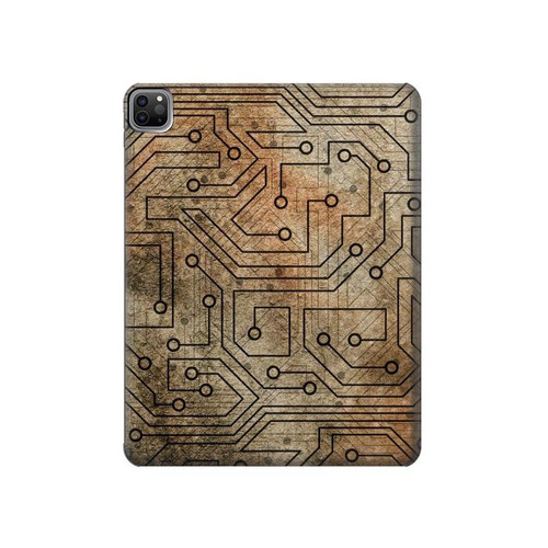 S3812 PCB Print Design Hülle Schutzhülle Taschen für iPad Pro 12.9 (2022, 2021, 2020, 2018), iPad Air 13 (2025, 2024)