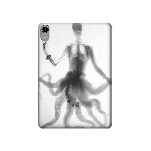 S1432 Skull Octopus X-ray Hülle Schutzhülle Taschen für iPad mini 6 7, iPad mini (2021,2024)