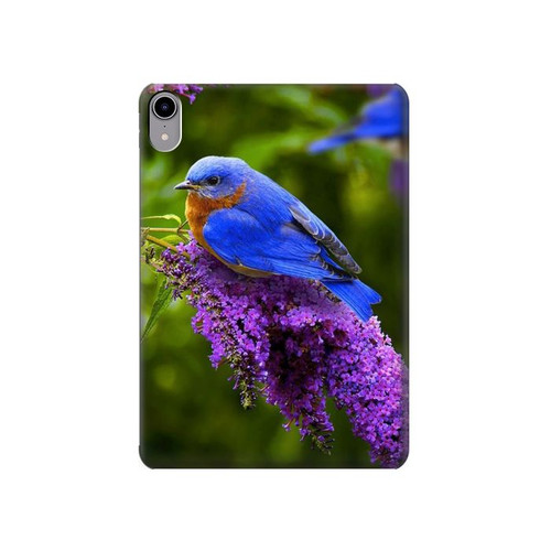 S1565 Bluebird of Happiness Blue Bird Hülle Schutzhülle Taschen für iPad mini 6 7, iPad mini (2021,2024)