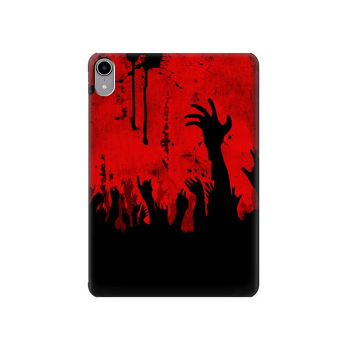 S2458 Zombie Hands Hülle Schutzhülle Taschen für iPad mini 6 7, iPad mini (2021,2024)