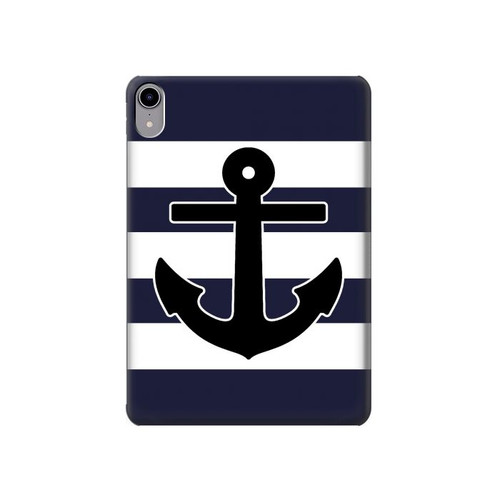 S2758 Anchor Navy Hülle Schutzhülle Taschen für iPad mini 6 7, iPad mini (2021,2024)