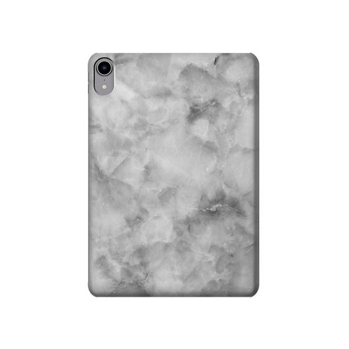 S2845 Gray Marble Texture Hülle Schutzhülle Taschen für iPad mini 6 7, iPad mini (2021,2024)
