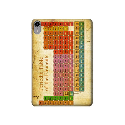 S2934 Vintage Periodic Table of Elements Hülle Schutzhülle Taschen für iPad mini 6 7, iPad mini (2021,2024)