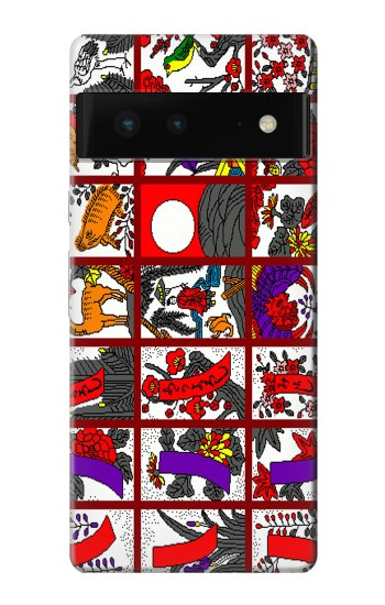 S1923 Hanafuda Japanese Flower Card Hülle Schutzhülle Taschen für Google Pixel 6
