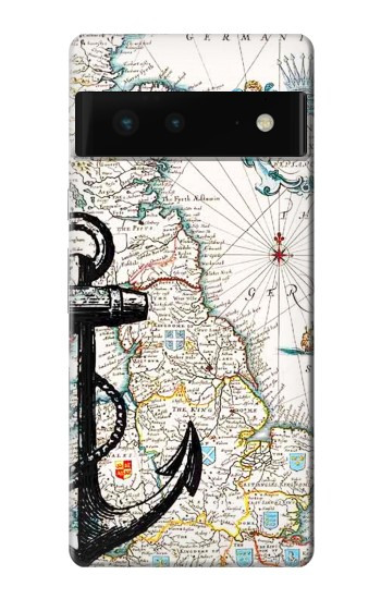 S1962 Nautical Chart Hülle Schutzhülle Taschen für Google Pixel 6