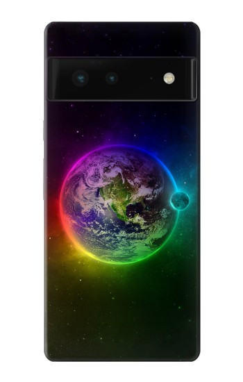 S2570 Colorful Planet Hülle Schutzhülle Taschen für Google Pixel 6