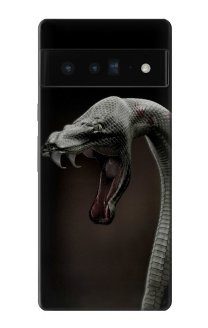 S1597 Black Mamba Snake Hülle Schutzhülle Taschen für Google Pixel 6 Pro