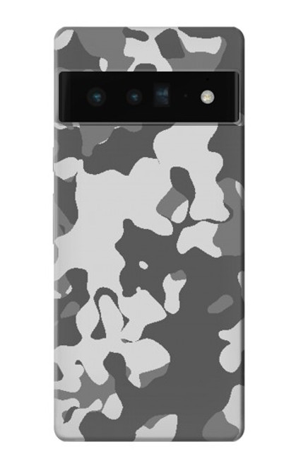 S2186 Gray Camo Camouflage Graphic Printed Hülle Schutzhülle Taschen für Google Pixel 6 Pro