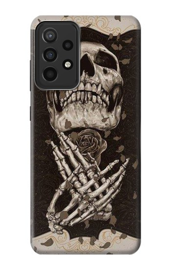 S1676 Skull Rose Hülle Schutzhülle Taschen für Samsung Galaxy A52s 5G