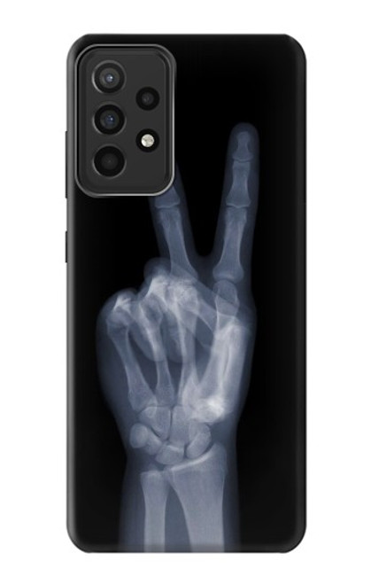 S3101 X-ray Peace Sign Fingers Hülle Schutzhülle Taschen für Samsung Galaxy A52s 5G