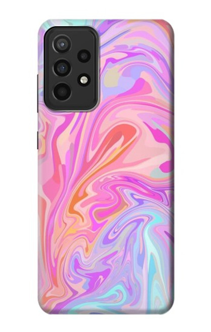 S3444 Digital Art Colorful Liquid Hülle Schutzhülle Taschen für Samsung Galaxy A52s 5G
