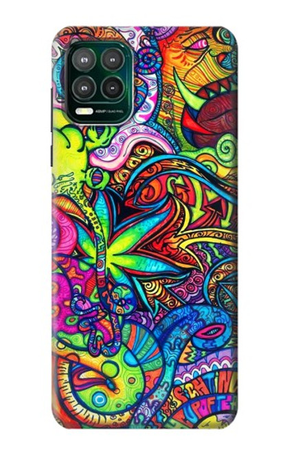 S3255 Colorful Art Pattern Hülle Schutzhülle Taschen für Motorola Moto G Stylus 5G