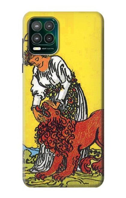 S3458 Strength Tarot Card Hülle Schutzhülle Taschen für Motorola Moto G Stylus 5G