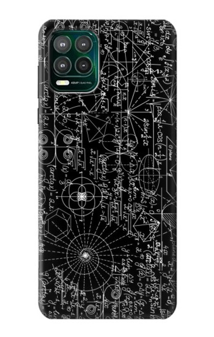 S3808 Mathematics Blackboard Hülle Schutzhülle Taschen für Motorola Moto G Stylus 5G