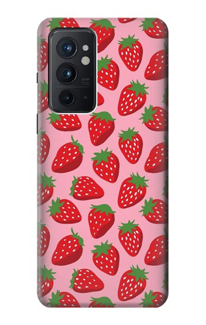 S3719 Strawberry Pattern Hülle Schutzhülle Taschen für OnePlus 9RT 5G