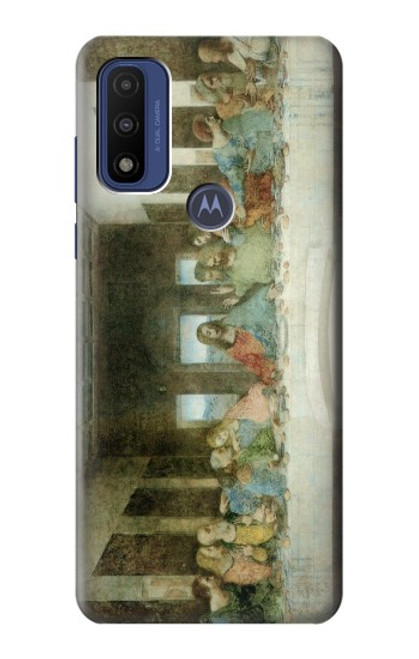 S0173 Leonardo DaVinci The Last Supper Hülle Schutzhülle Taschen für Motorola G Pure
