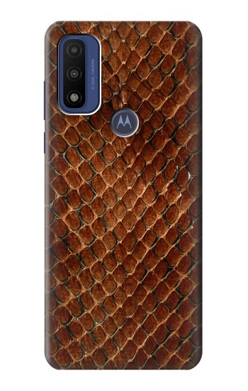 S0555 Snake Skin Hülle Schutzhülle Taschen für Motorola G Pure