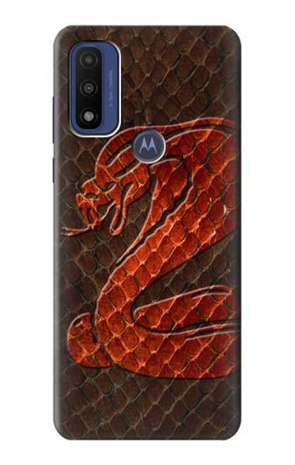 S0663 Cobra Snake Skin Hülle Schutzhülle Taschen für Motorola G Pure