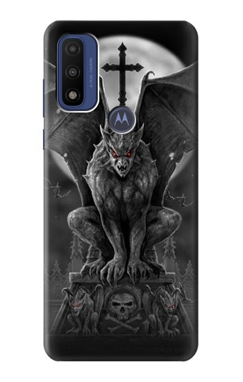 S0850 Gargoyle Devil Demon Hülle Schutzhülle Taschen für Motorola G Pure