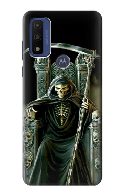 S1024 Grim Reaper Skeleton King Hülle Schutzhülle Taschen für Motorola G Pure