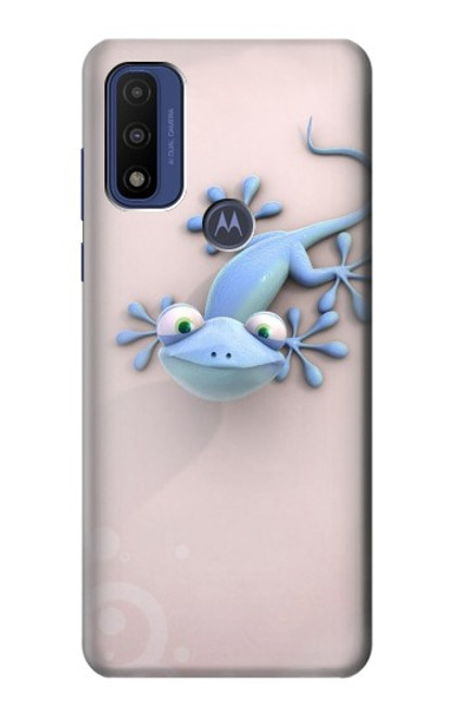 S1631 Funny Gecko Lizard Hülle Schutzhülle Taschen für Motorola G Pure
