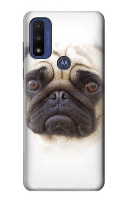 S1852 Pug Dog Hülle Schutzhülle Taschen für Motorola G Pure