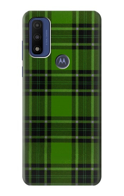 S2373 Tartan Green Pattern Hülle Schutzhülle Taschen für Motorola G Pure