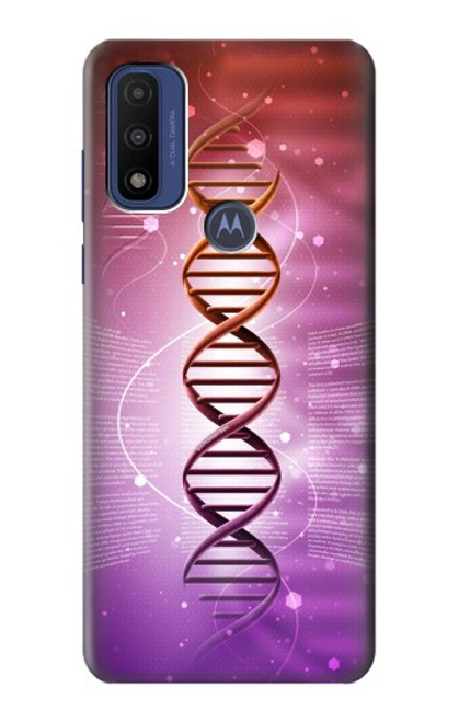 S2573 Dna Genetic Code Hülle Schutzhülle Taschen für Motorola G Pure