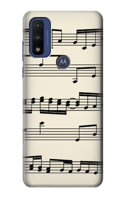 S3082 Music Sheet Hülle Schutzhülle Taschen für Motorola G Pure
