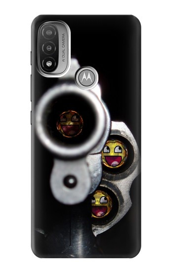 S1109 Smile Bullet Gun Hülle Schutzhülle Taschen für Motorola Moto E20,E30,E40