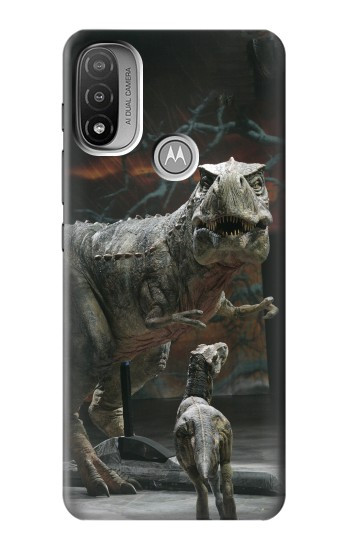 S1288 Dinosaur T Rex Museum Hülle Schutzhülle Taschen für Motorola Moto E20,E30,E40
