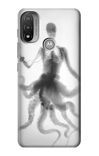 S1432 Skull Octopus X-ray Hülle Schutzhülle Taschen für Motorola Moto E20,E30,E40
