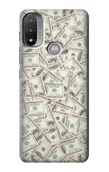 S2077 Money Dollar Banknotes Hülle Schutzhülle Taschen für Motorola Moto E20,E30,E40