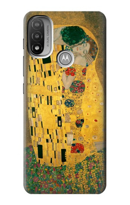 S2137 Gustav Klimt The Kiss Hülle Schutzhülle Taschen für Motorola Moto E20,E30,E40