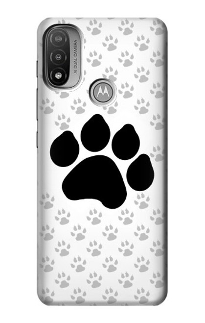 S2355 Paw Foot Print Hülle Schutzhülle Taschen für Motorola Moto E20,E30,E40